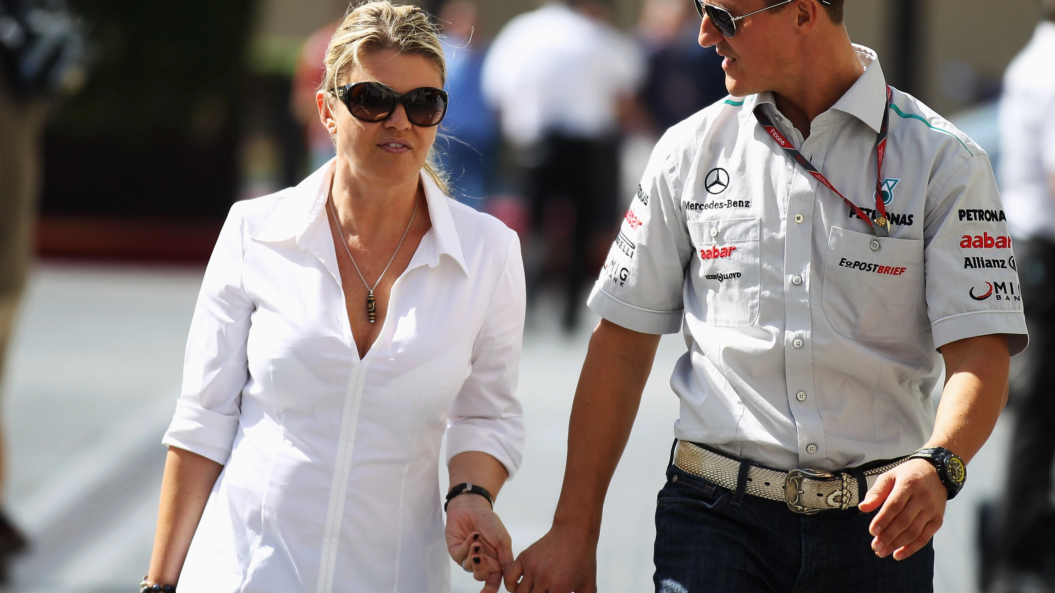 Corinna y Michael Schumacher 