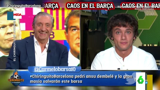 La reacción de un redactor tras cometer un error en El Chiringuito acaba con los colaboradores a carcajadas: "Tampoco es eso, hijo" La reacción de un redactor tras cometer un error en El Chiringuito acaba con los colaboradores a carcajadas: "Tampoco es eso, hijo"