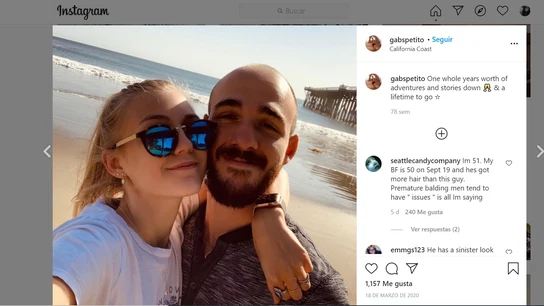 Fotografía de la pareja, Gabby Petito y Brian Laundrie, publicada en sus redes sociales. Fotografía de la pareja, Gabby Petito y Brian Laundrie, publicada en sus redes sociales.