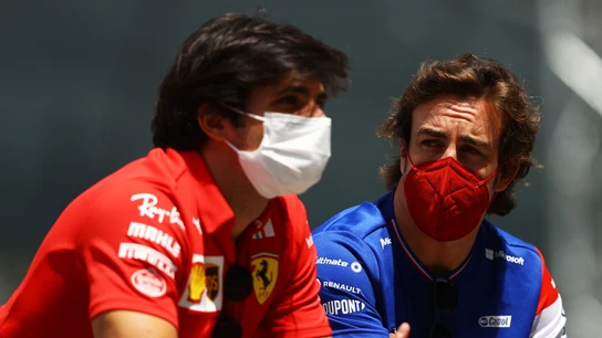 Carlos Sainz y Fernando Alonso Carlos Sainz y Fernando Alonso
