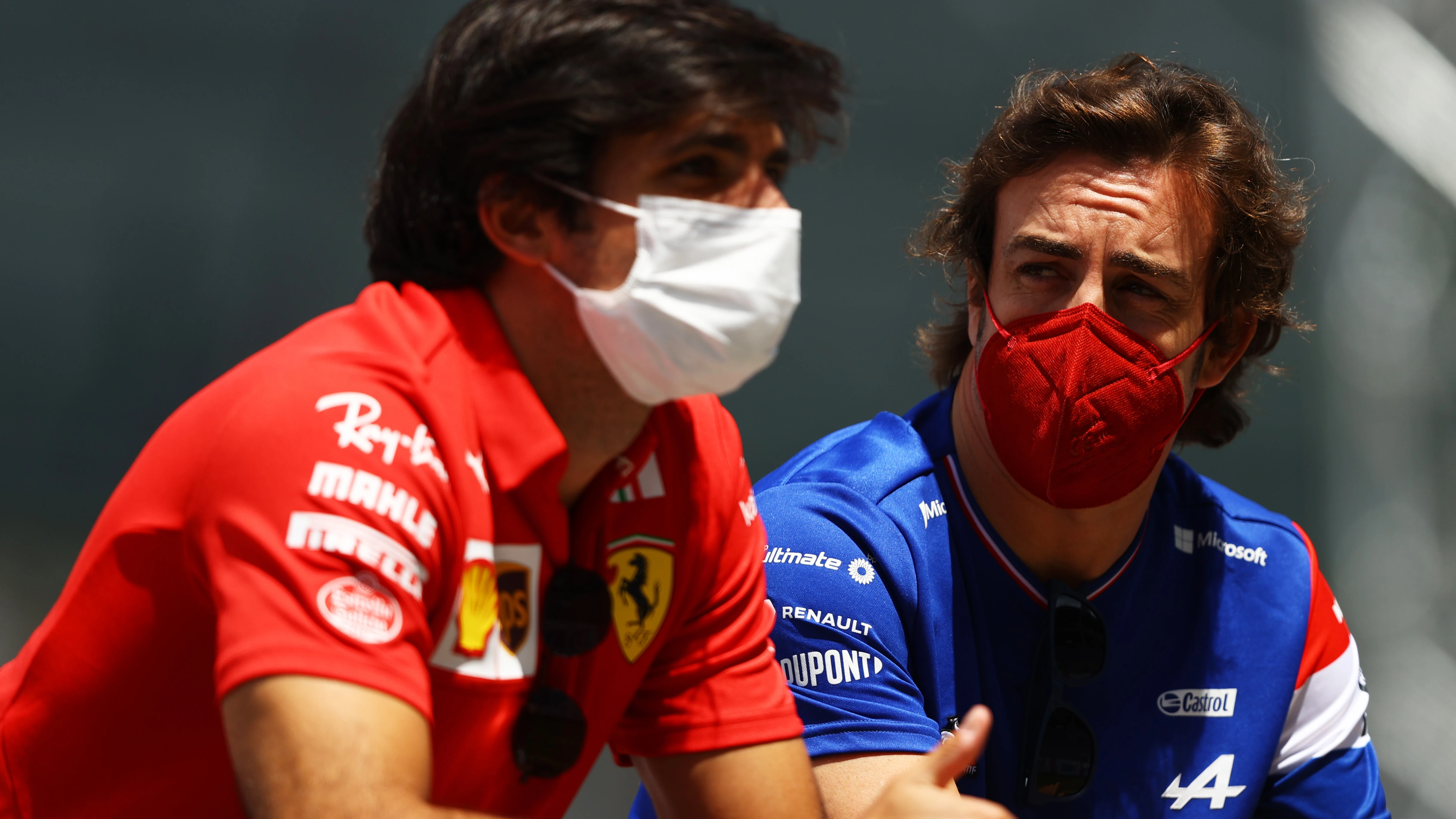 Carlos Sainz y Fernando Alonso