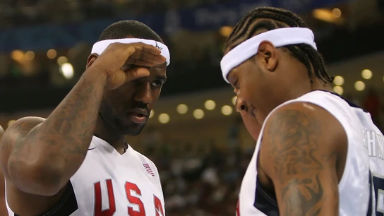 Carmelo Anthony y LeBron James Carmelo Anthony y LeBron James