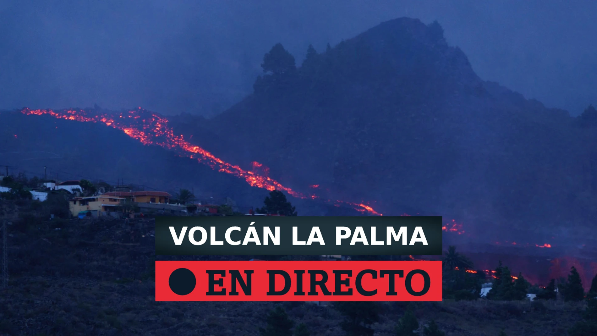 Evolución de la erupción del volcán de La Palma en directo y la llegada de la lava al mar