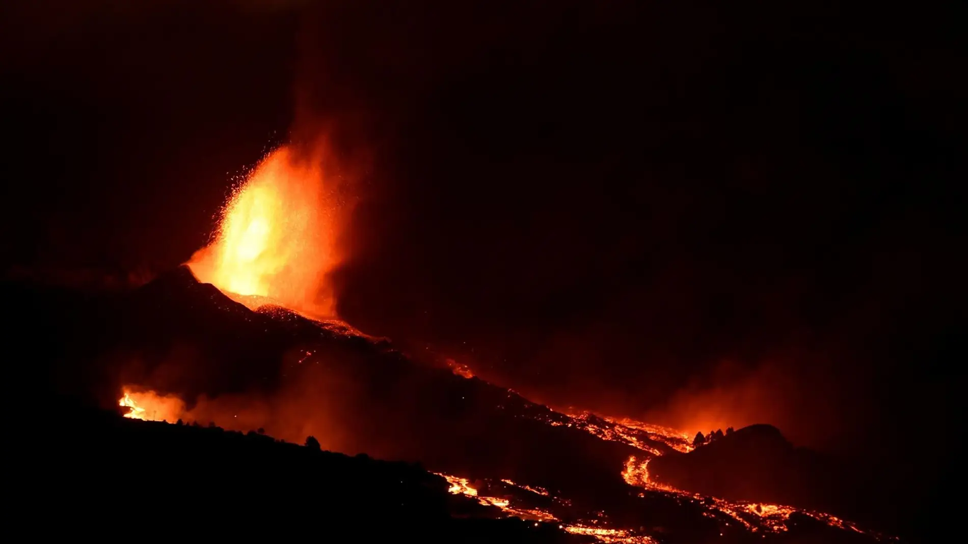 Erupción en la Palma