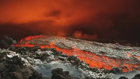 Cola de lava. Cola de lava.
