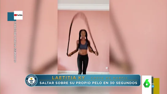 Saltar a la comba con su propio pelo o tener todo el cuerpo tatuado: estos son los nuevos récords del Guinness World Saltar a la comba con su propio pelo o tener todo el cuerpo tatuado: estos son los nuevos récords del Guinness World