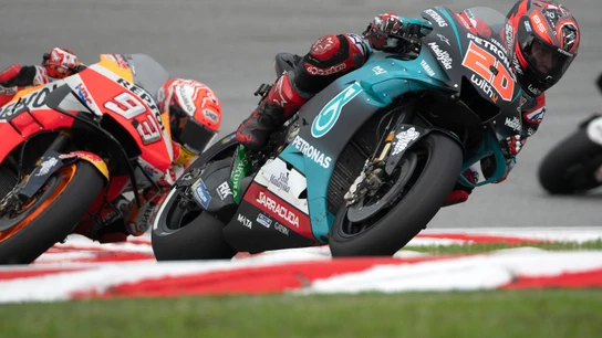 Marc Márquez y Fabio Quartararo Marc Márquez y Fabio Quartararo