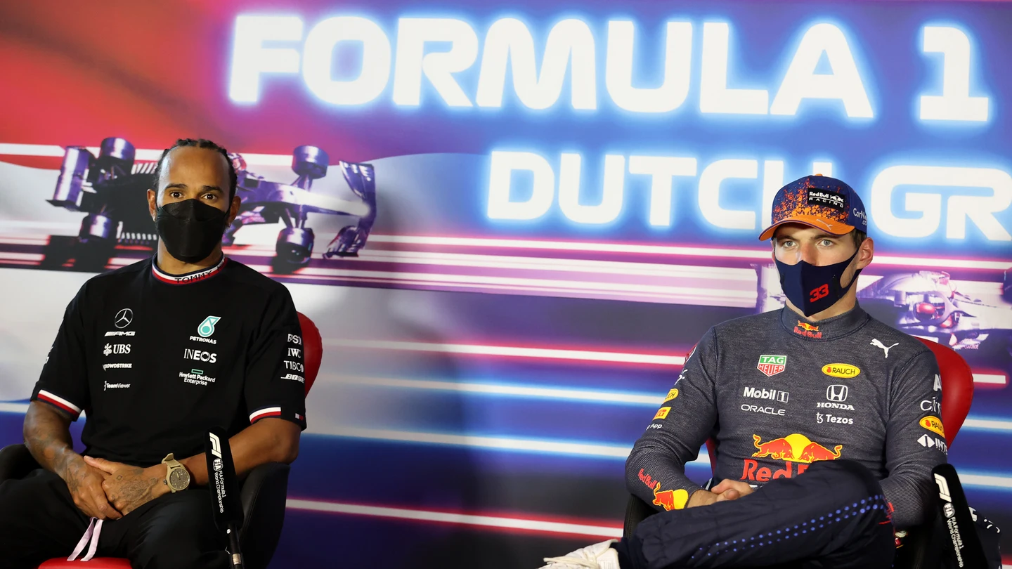 Lewis Hamilton y Max Verstappen Lewis Hamilton y Max Verstappen