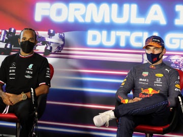 Lewis Hamilton y Max Verstappen