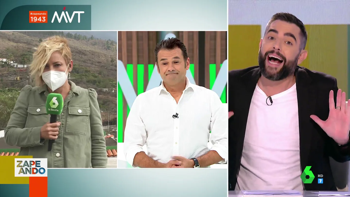 La reacción de Dani Mateo e Iñaki López cuando Cristina Pardo desvela que tenía ceniza dentro de la ropa interior La reacción de Dani Mateo e Iñaki López cuando Cristina Pardo desvela que tenía ceniza dentro de la ropa interior