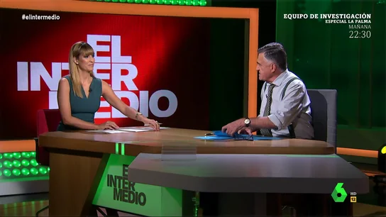 La reacción de Sandra Sabatés cuando Wyoming le habla de su "físico impactante" en directo en El Intermedio La reacción de Sandra Sabatés cuando Wyoming le habla de su "físico impactante" en directo en El Intermedio