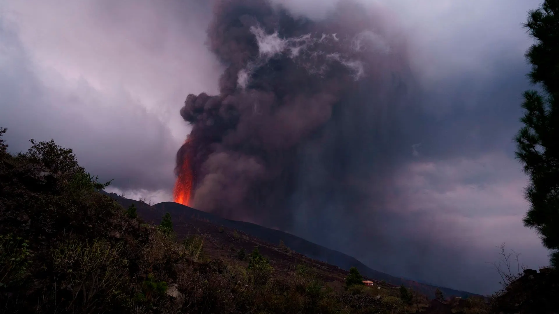 Quinto día de erupción del volcán de La Palma