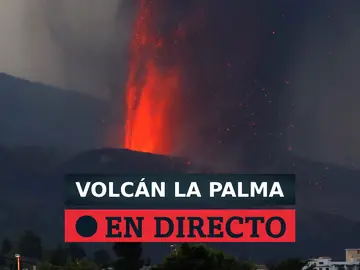 Seguimiento de la erupción del volcán de La Palma y avance de la lava al mar, directo