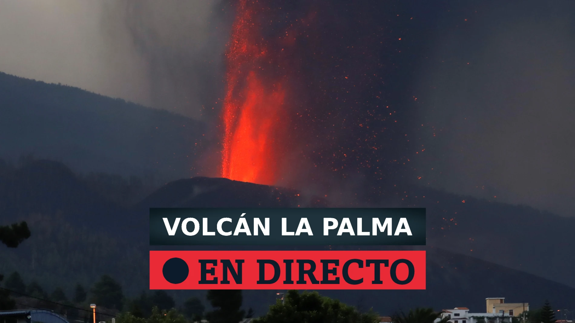 Seguimiento de la erupción del volcán de La Palma y avance de la lava al mar, directo