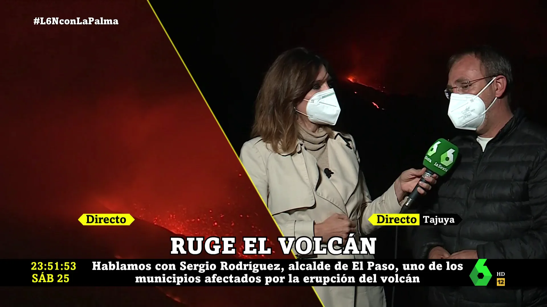 Habla el alcalde de El Paso, un pueblo engullido por la lava: "Es el peor trago que me ha tocado vivir"