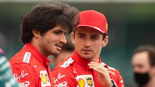 Carlos Sainz y Charles Leclerc Carlos Sainz y Charles Leclerc