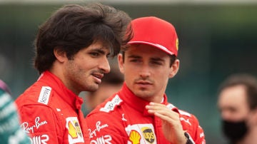 Carlos Sainz y Charles Leclerc