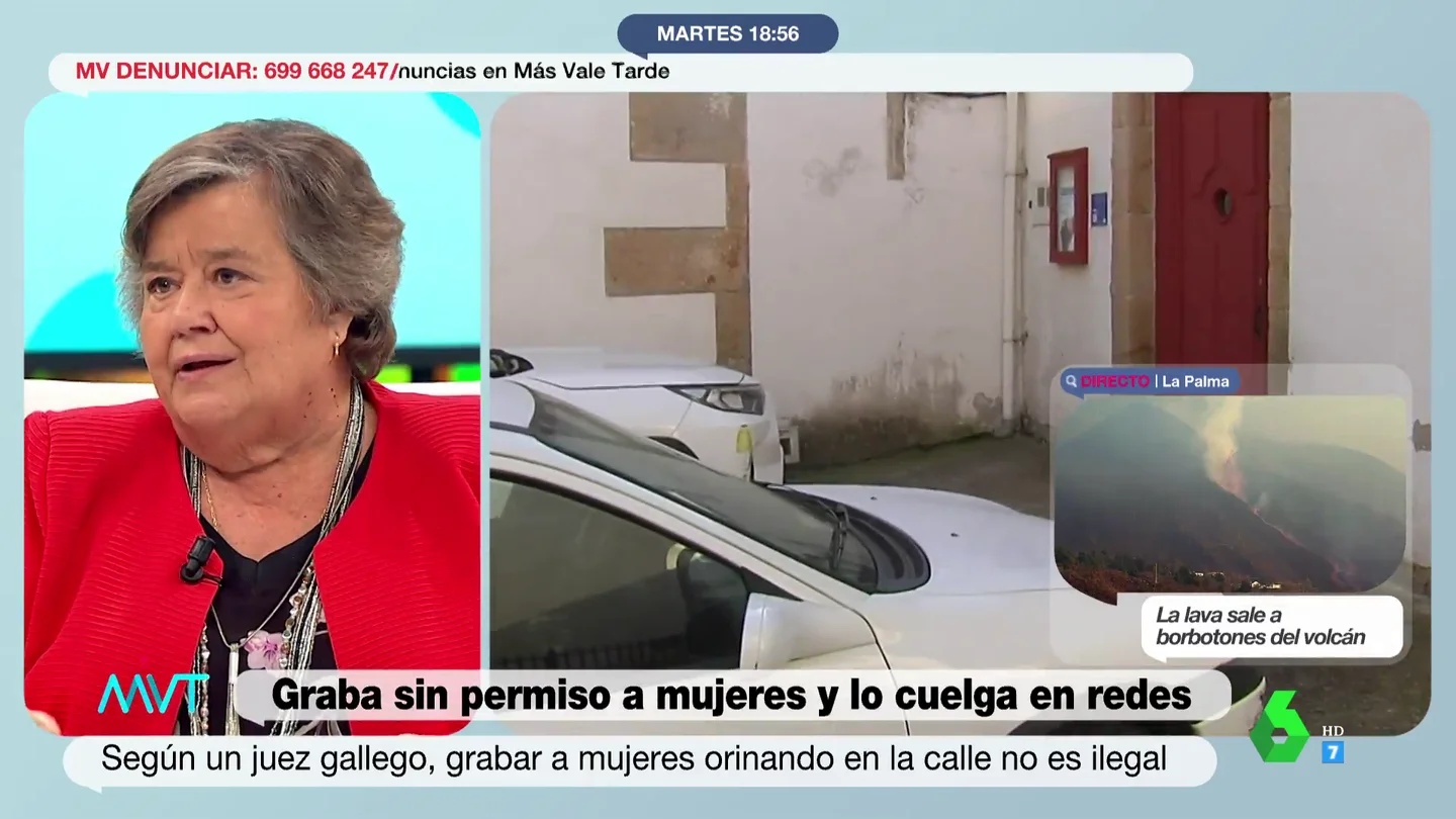 La crítica de Cristina Almeida a la sentencia sobre las mujeres grabadas orinando La crítica de Cristina Almeida a la sentencia sobre las mujeres grabadas orinando
