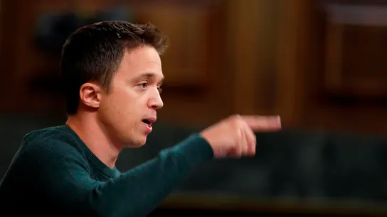 El líder de Más País, Íñigo Errejón, durante un pleno del Congreso de los Diputados. El líder de Más País, Íñigo Errejón, durante un pleno del Congreso de los Diputados.