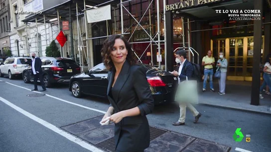 Dani Mateo analiza las fotos de "influencer" de Ayuso en Nueva York: "Es como una Kardashian, da igual lo que diga" Dani Mateo analiza las fotos de "influencer" de Ayuso en Nueva York: "Es como una Kardashian, da igual lo que diga"
