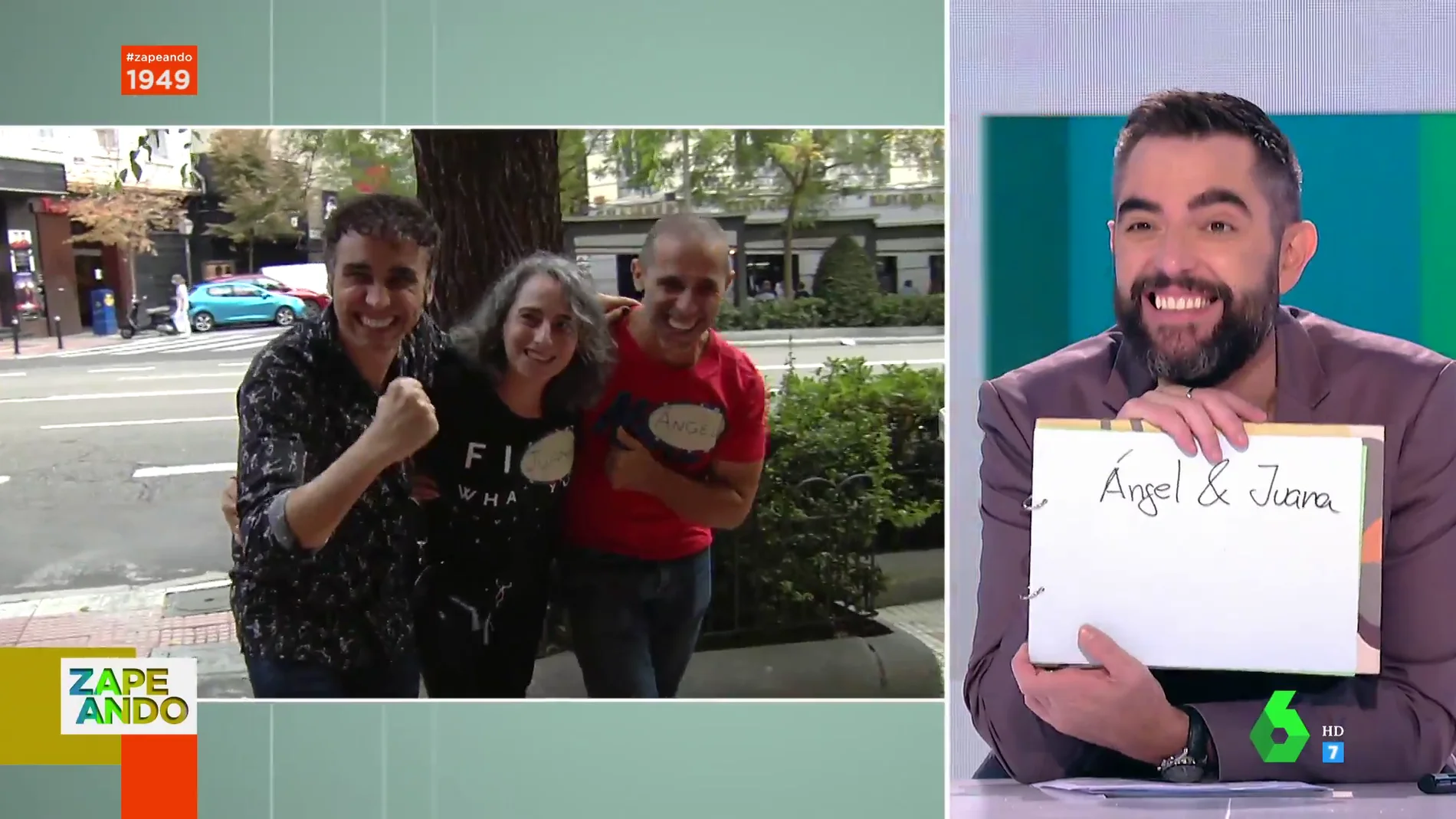  "¡Viva el poliamor!": Canco Rodríguez sorprende a los zapeadores presentando a sus parejas en directo