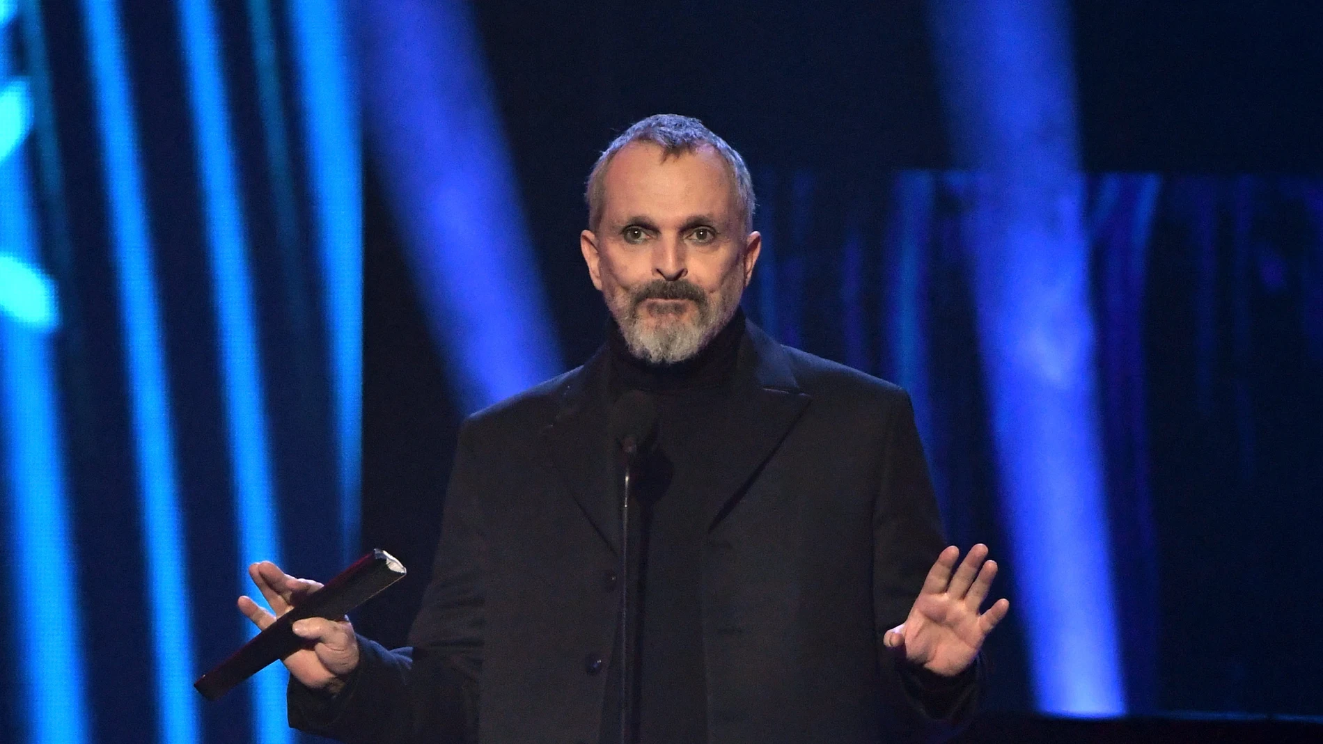 Miguel Bosé, en una imagen de los Latin GRAMMY Awards de 2018
