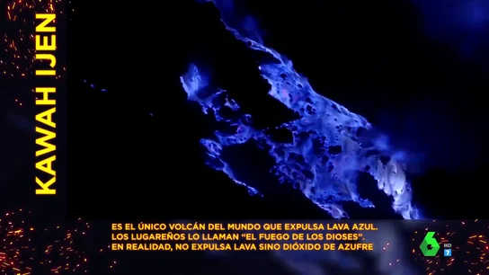 El misterio del Kawah Ijen, el único volcán del mundo que emite lava azul El misterio del Kawah Ijen, el único volcán del mundo que emite lava azul
