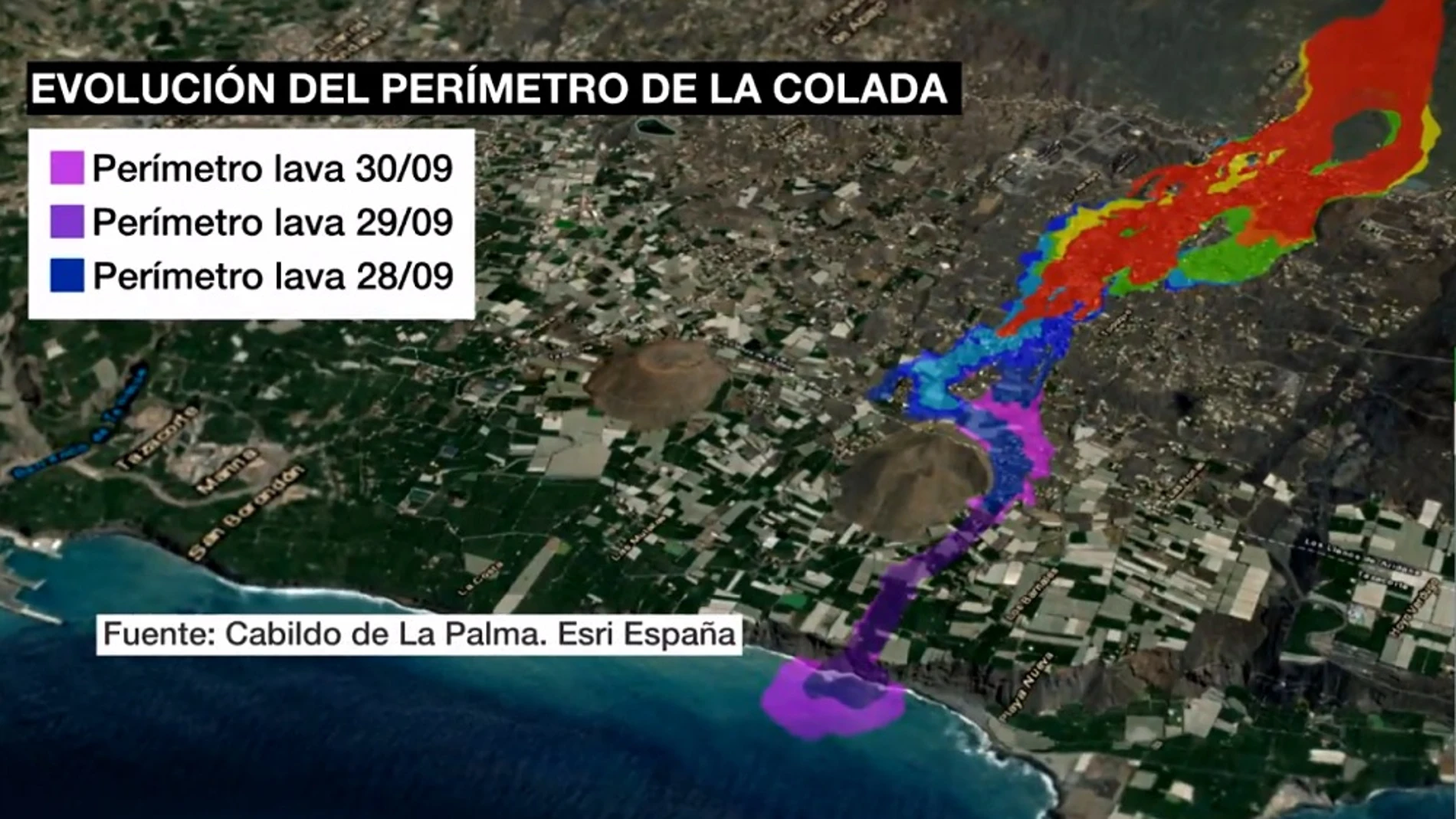 Mapa de La Palma