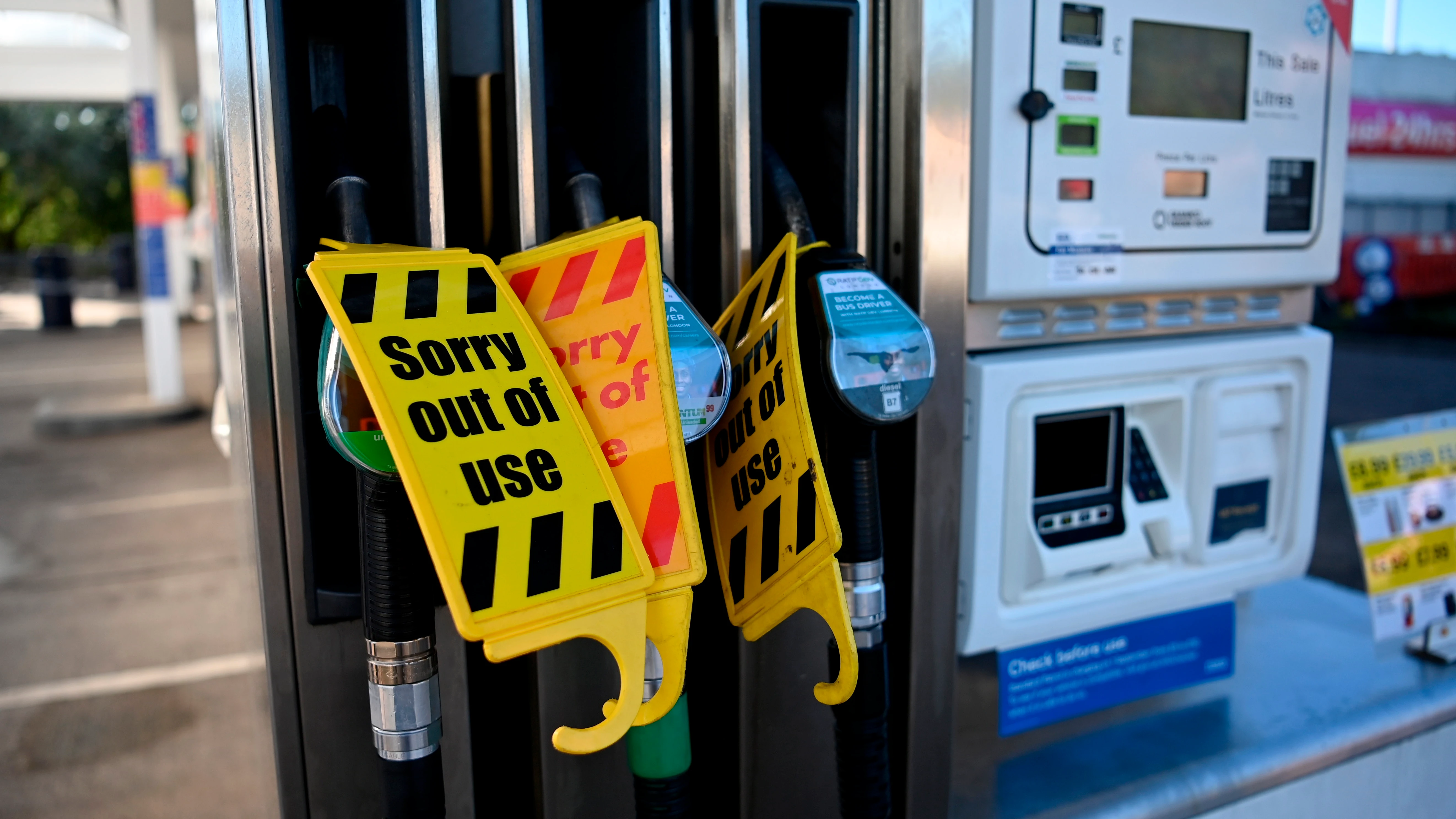 Gasolinera de Reino Unido