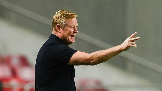 Ronald Koeman, con el Barça Ronald Koeman, con el Barça