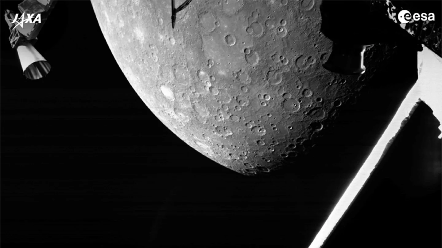 Imagen de Mercurio captada por la sonda 'BepiColombo' Imagen de Mercurio captada por la sonda 'BepiColombo'
