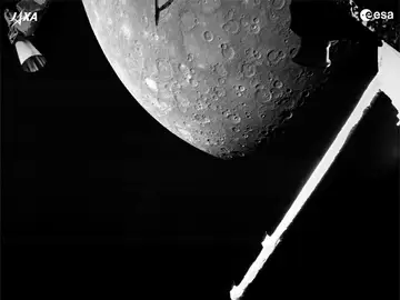 Imagen de Mercurio captada por la sonda &#39;BepiColombo&#39;