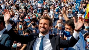 Pablo Casado en la Convención del PP en Valencia