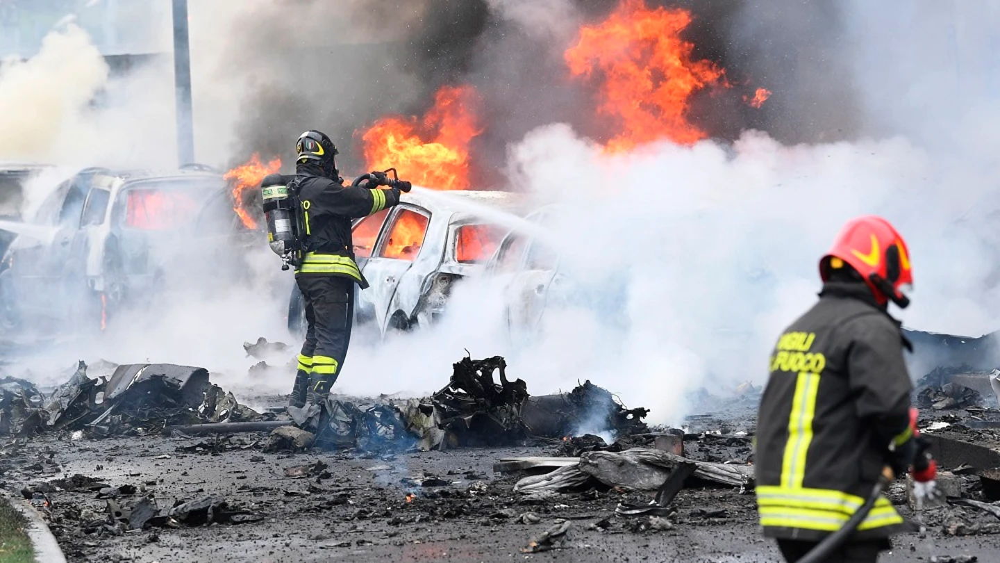 Accidente aéreo en Milán Accidente aéreo en Milán