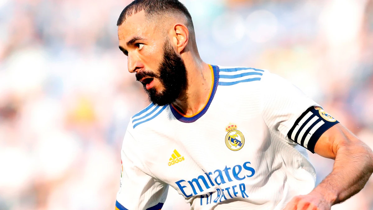 Karim Benzema celebra un gol