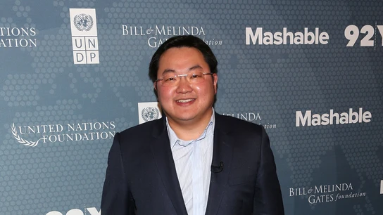 El empresario malayo Jho Low en un evento en 2014 El empresario malayo Jho Low en un evento en 2014