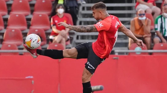 Pablo Maffeo, con el Mallorca Pablo Maffeo, con el Mallorca