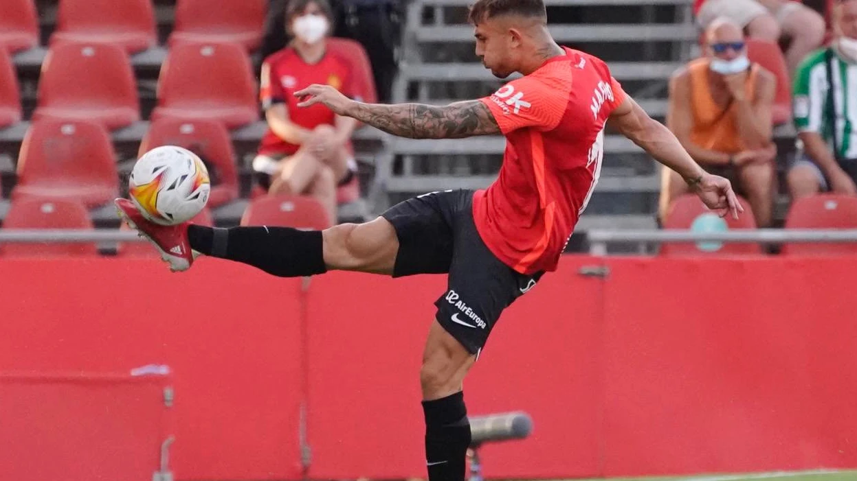 Pablo Maffeo, con el Mallorca