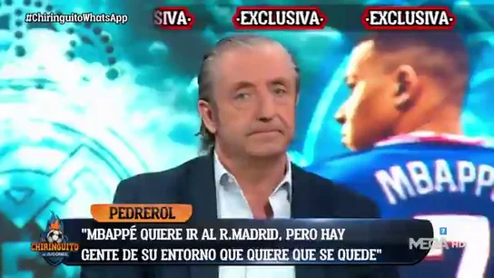 Así ve Pedrerol el fichaje de Mbappé por el Real Madrid: "Yo pensaba que iba a ser fácil, pero..." Así ve Pedrerol el fichaje de Mbappé por el Real Madrid: "Yo pensaba que iba a ser fácil, pero..."