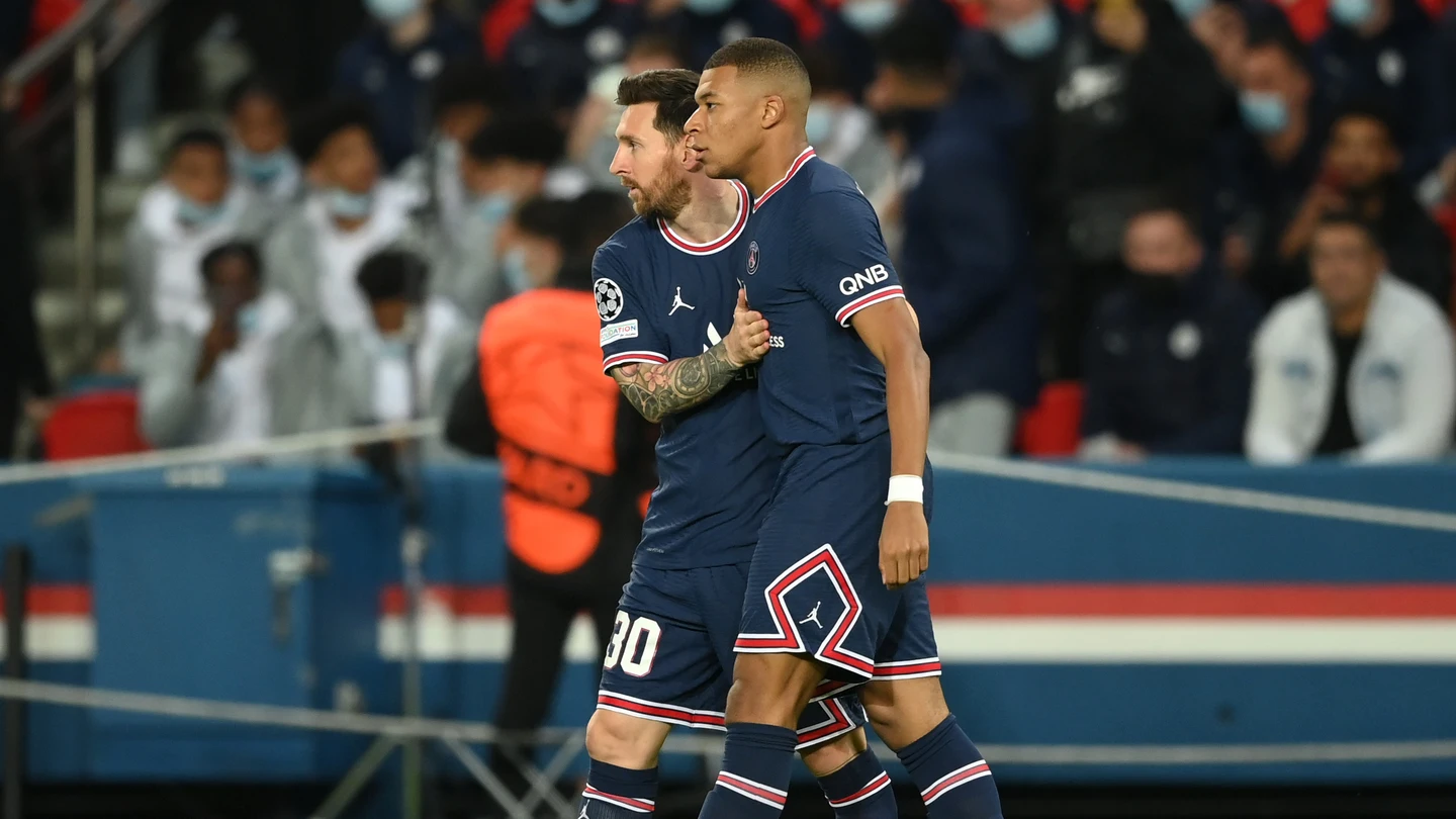 Leo Messi y Kylian Mbappé Leo Messi y Kylian Mbappé