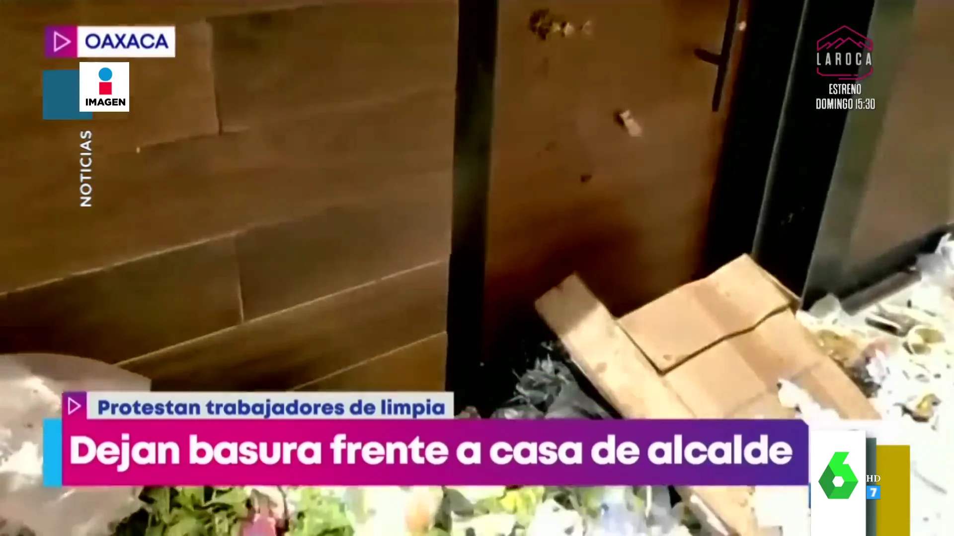 La venganza del personal de limpieza de un pueblo contra su alcalde: le restriegan basura en la puerta