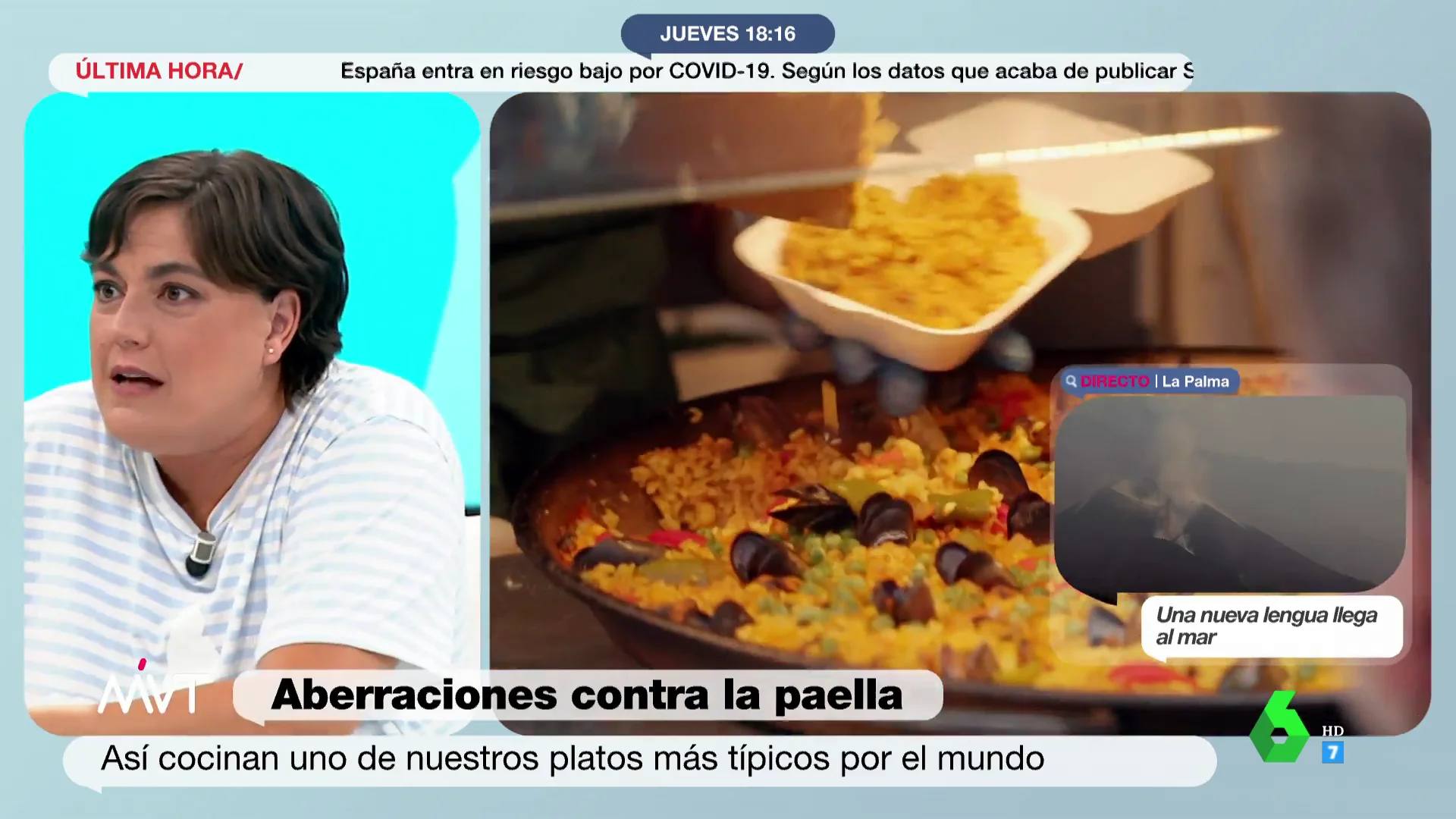 La indignación de Loreto Ochando ante la 'paella' londinense