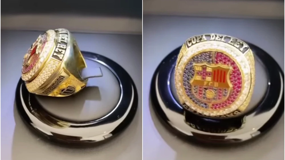 Griezmann encarga un anillo 'NBA' para celebrar la Copa con el Barça