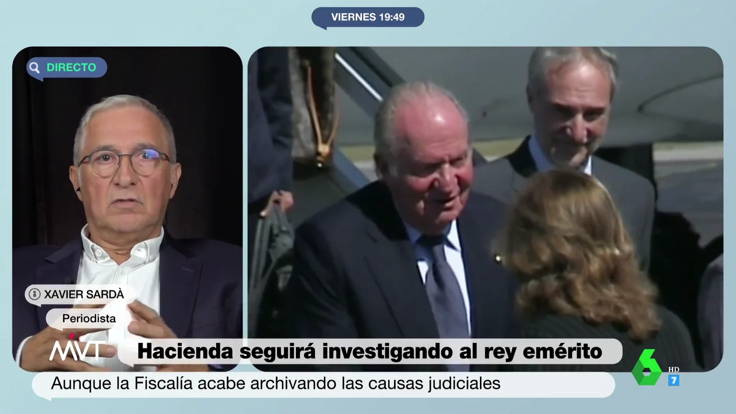 El "cabreo" de Xavier Sardá con el "inaceptable chanchullo" de Juan Carlos I: "No nos meremos lo que ha hecho" El "cabreo" de Xavier Sardá con el "inaceptable chanchullo" de Juan Carlos I: "No nos meremos lo que ha hecho"