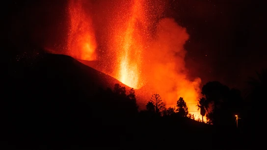 El volcán de Cumbre Vieja (La Palma) El volcán de Cumbre Vieja (La Palma)