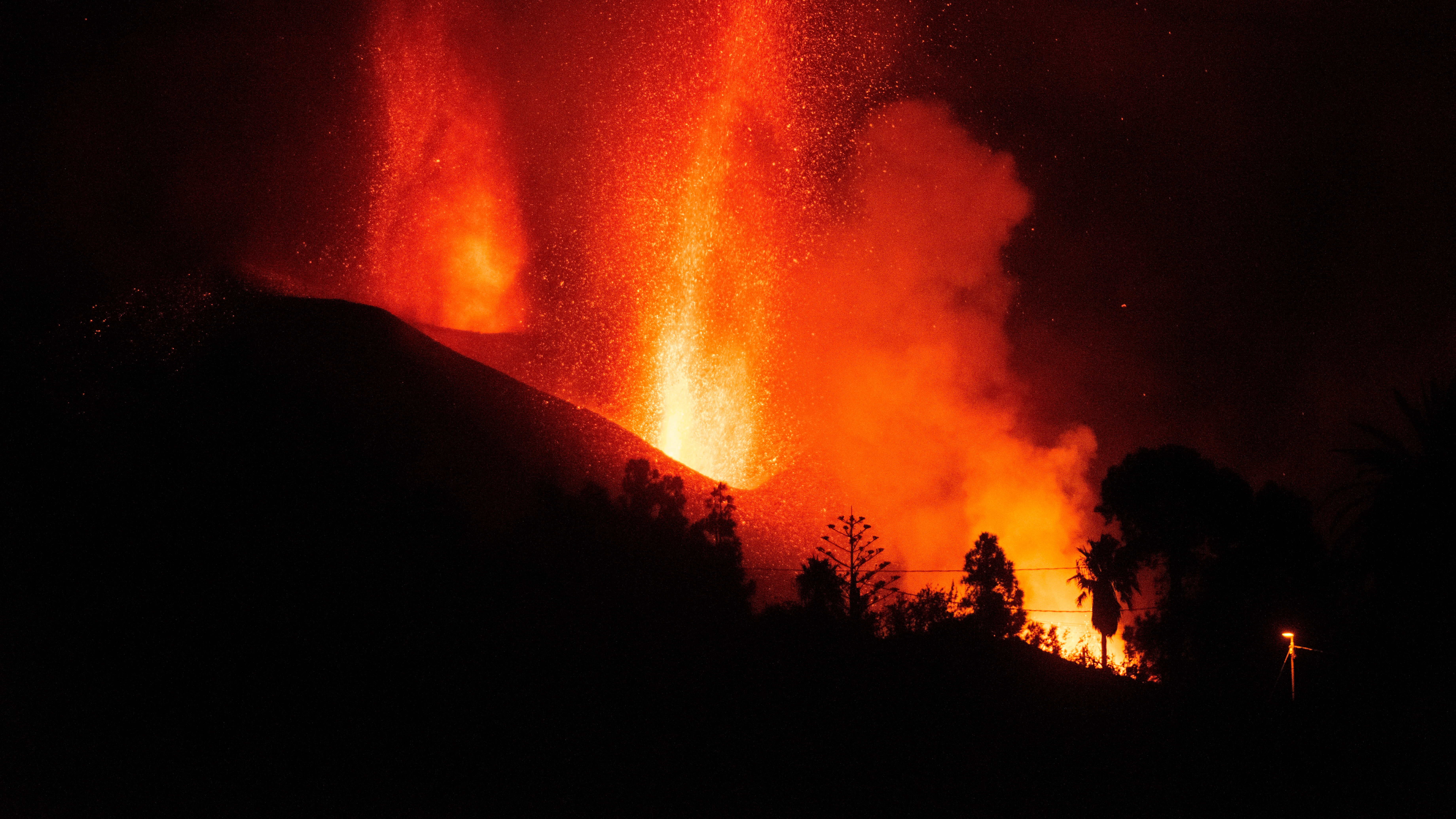 El volcán de Cumbre Vieja (La Palma)