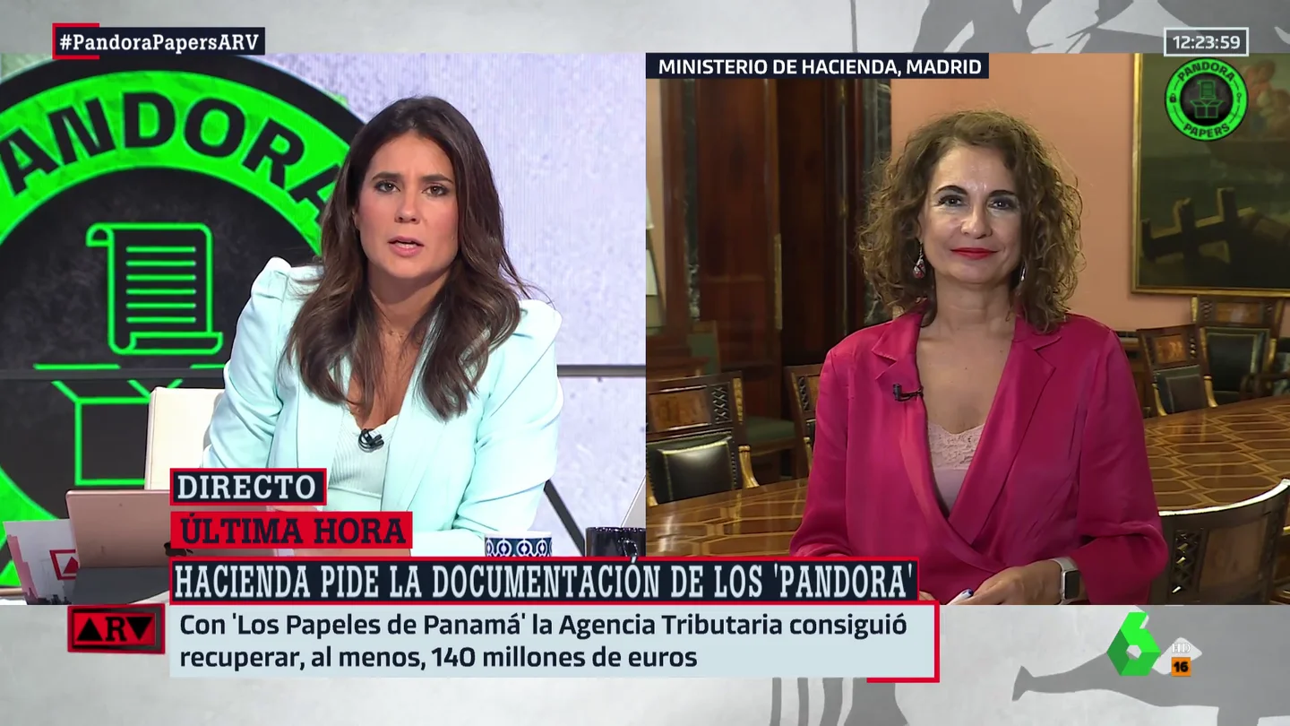 Montero, sobre la investigación de los Pandora Papers: "Si se han producido desfalcos, que paguen y cumplan con las sanciones" Montero, sobre la investigación de los Pandora Papers: "Si se han producido desfalcos, que paguen y cumplan con las sanciones"