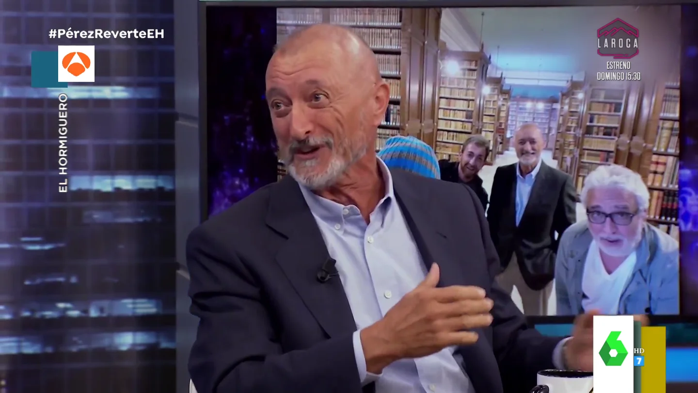 Pérez-Reverte en 'El Hormiguero' Pérez-Reverte en 'El Hormiguero'