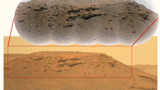 Imagen del cráter Jezero tomada por el rover Perseverance Imagen del cráter Jezero tomada por el rover Perseverance