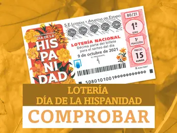 Comprobar Sorteo Extraordinario de Lotería Nacional del Día de la Hispanidad de hoy, 9 de octubre de 2021